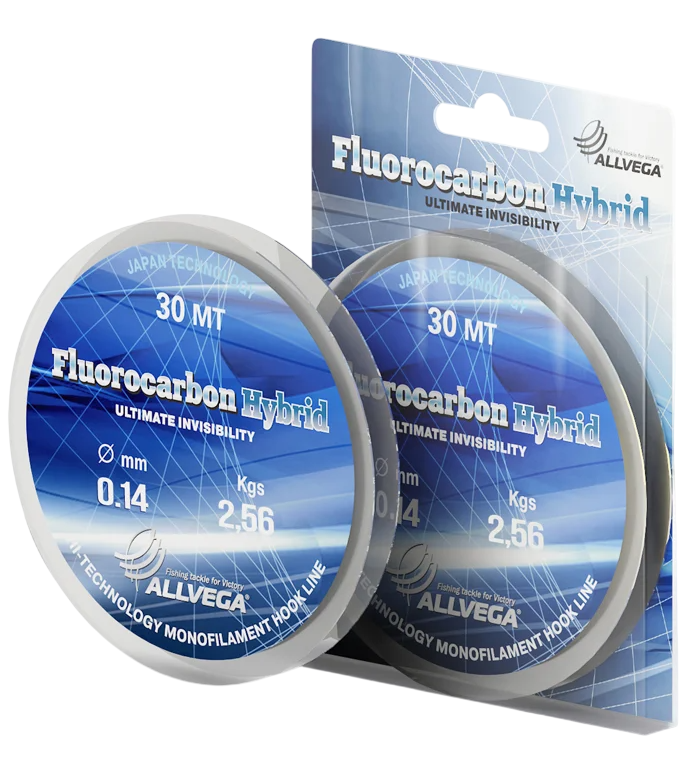Леска FLUOROCARBON Hibrid 0.25мм 30м 7,31кг ALLVEGA | Оружейный магазин «Макарыч»