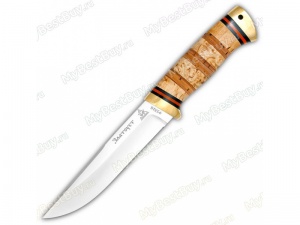 Нож туристический "Куница"дамасск
