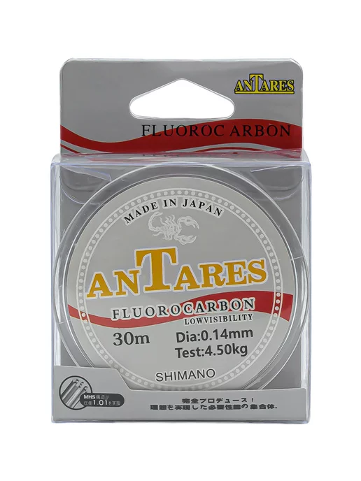Леска Shimano Antares Fluorocarbon 100m  0.14mm, 0.16mm | Оружейный магазин «Макарыч»