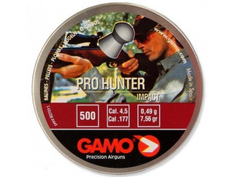 Gamo Pro-Hunter (500) к4,5 мм пневм. пуля 0.49 г.