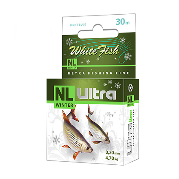 Леска зимняя NL ULTRA WHITE FISH  30м 0,14мм (белая рыба) AQUA | Оружейный магазин «Макарыч»