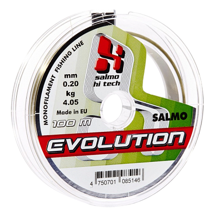 Леска моно Hi-Tech EVOLUTION 30м 0,10 Salmo | Оружейный магазин «Макарыч»