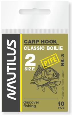 Крючок Nautilus Carp Classic Boilie NK-3PTFE №2 | Оружейный магазин «Макарыч»