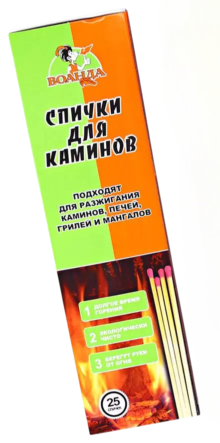 Спички каминные 25 шт "Воанда" | Оружейный магазин «Макарыч»