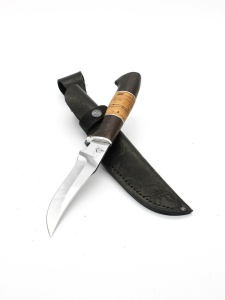 Нож туристический "Охотник" карельская береза