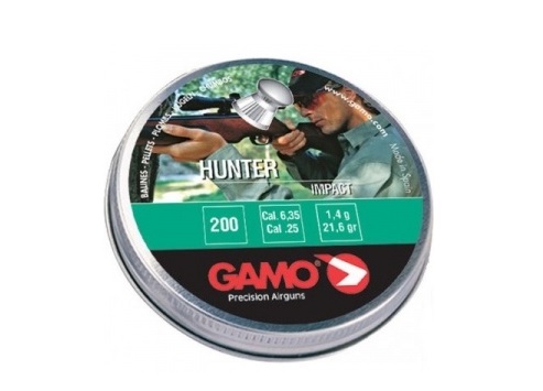 GAMO Hunter  пули пневмат. к.6,35мм (200шт) 