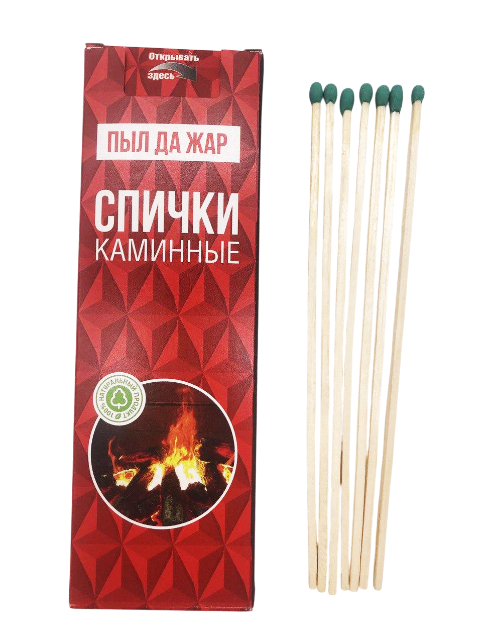 Спички каминные 40 шт "Белка" | Оружейный магазин «Макарыч»