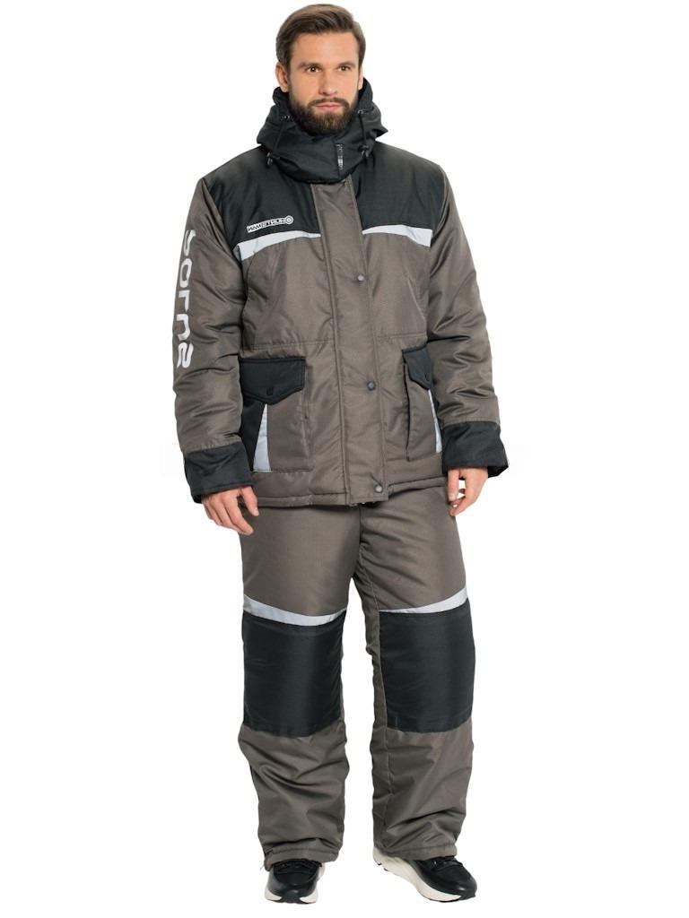 Костюм зимний Huntsman "Полюс,хаки,р.52-54/182-188 | Оружейный магазин «Макарыч»