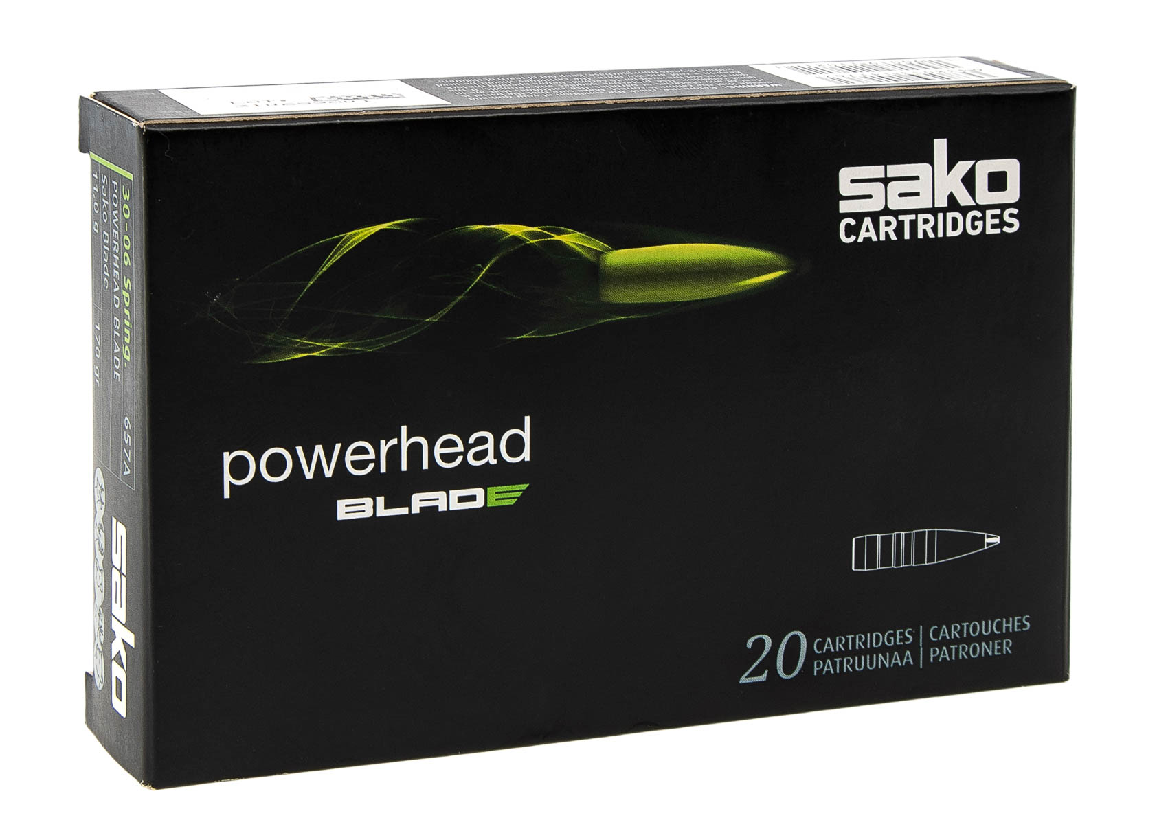 30-06 Spr Sako 11,0g Sp Powerhead Blade (20шт.)  | Оружейный магазин «Макарыч»