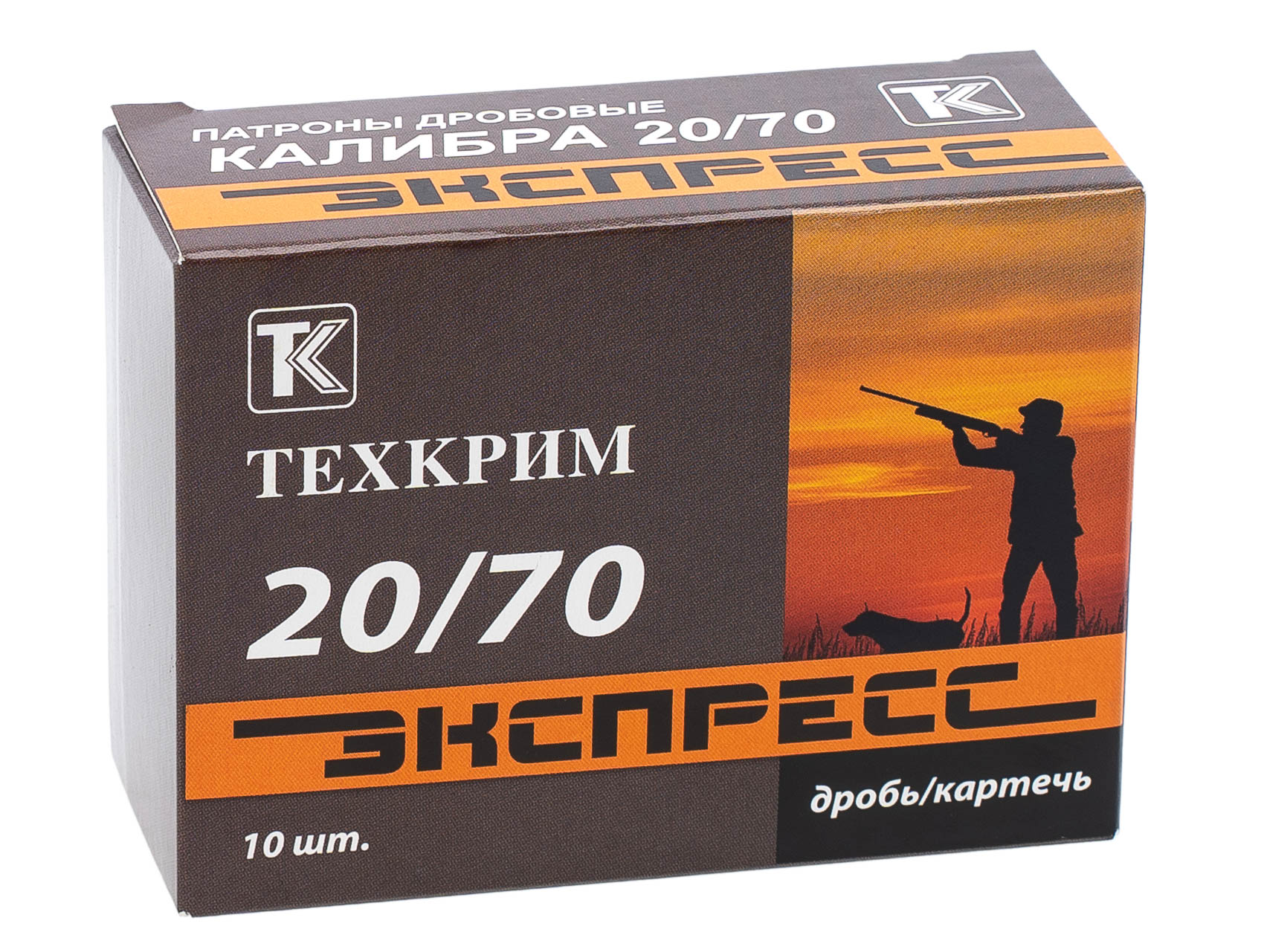 20/70 "Экспресс" Картечь 8,0 Техкрим (10шт) | Оружейный магазин «Макарыч»