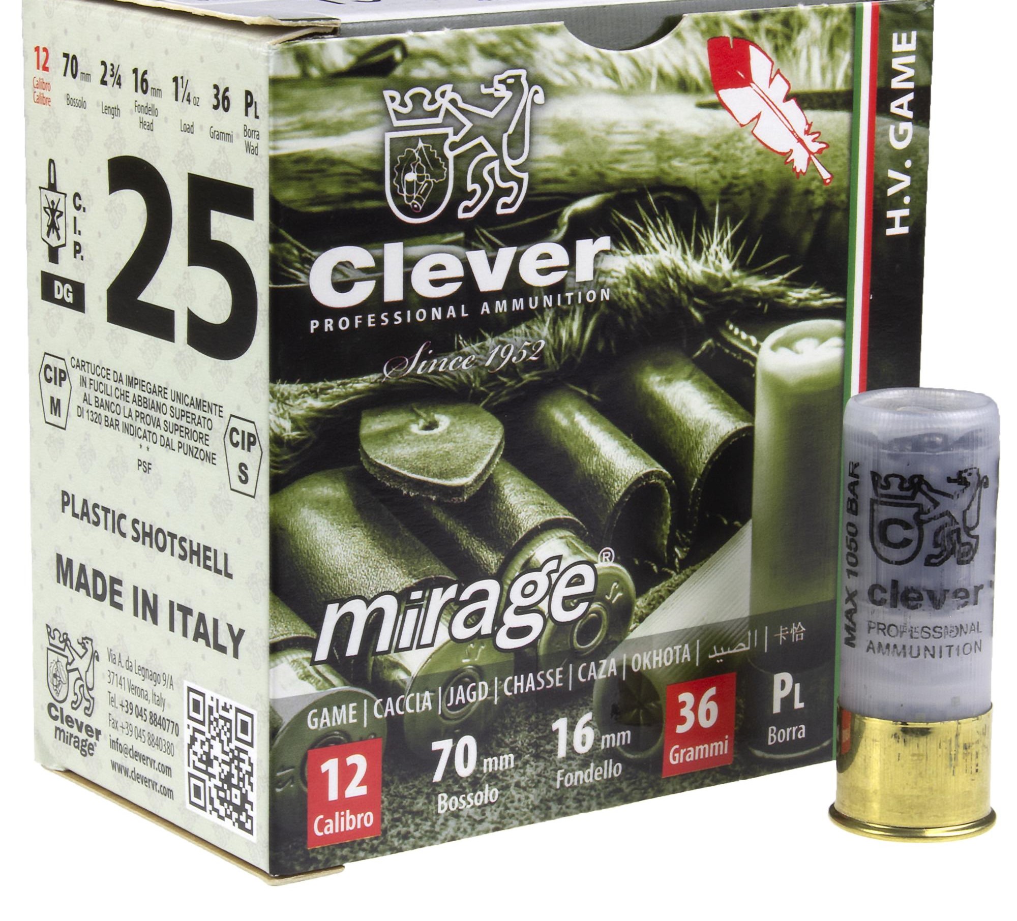 12/70 №0000 36г п/м  Clever | Оружейный магазин «Макарыч»