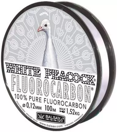 Леска BALSAX White Peacock Fluorocarbon 30м 0,18 (3,23кг) | Оружейный магазин «Макарыч»