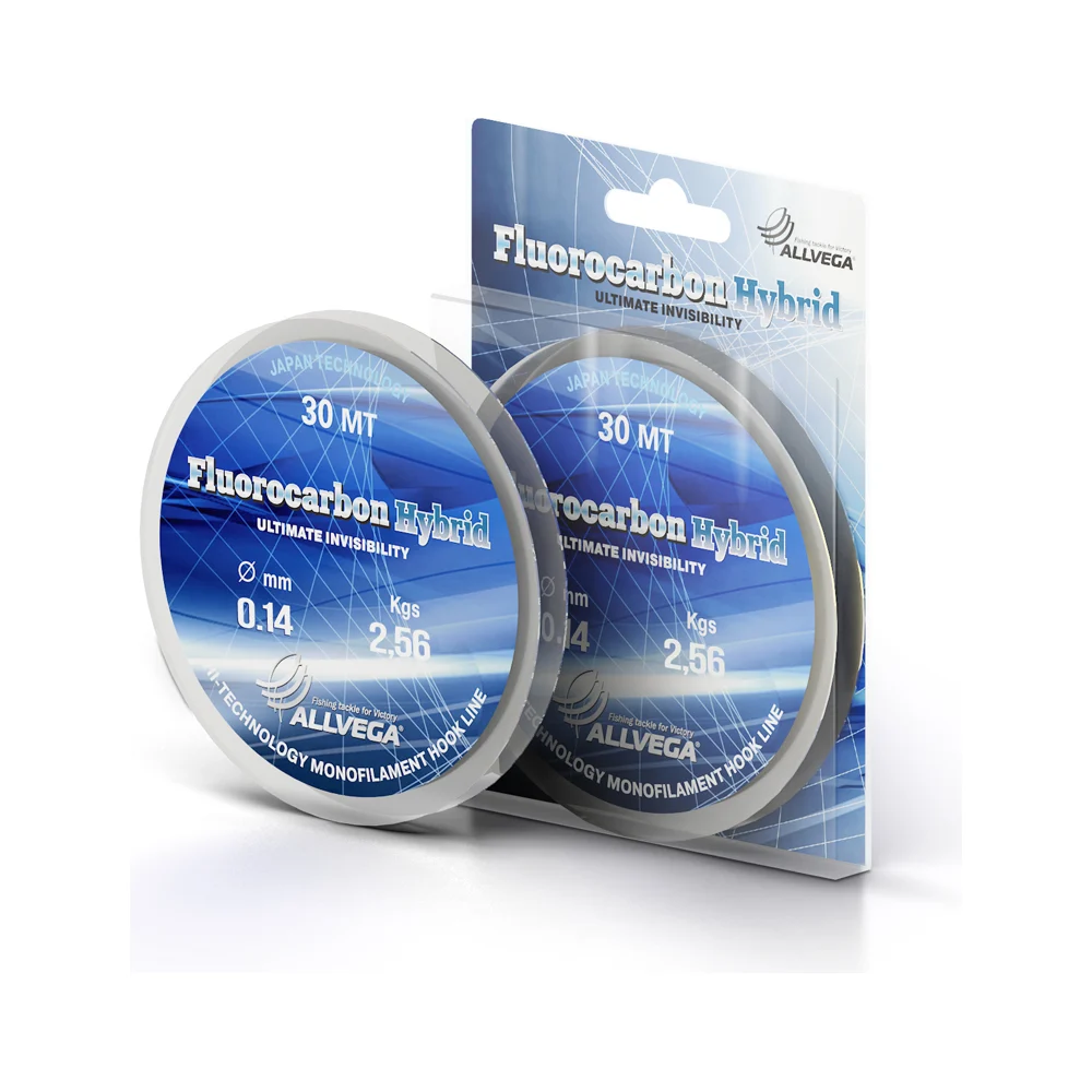 Леска FLUOROCARBON Hibrid 0.10мм 30м 1,30кг ALLVEGA | Оружейный магазин «Макарыч»
