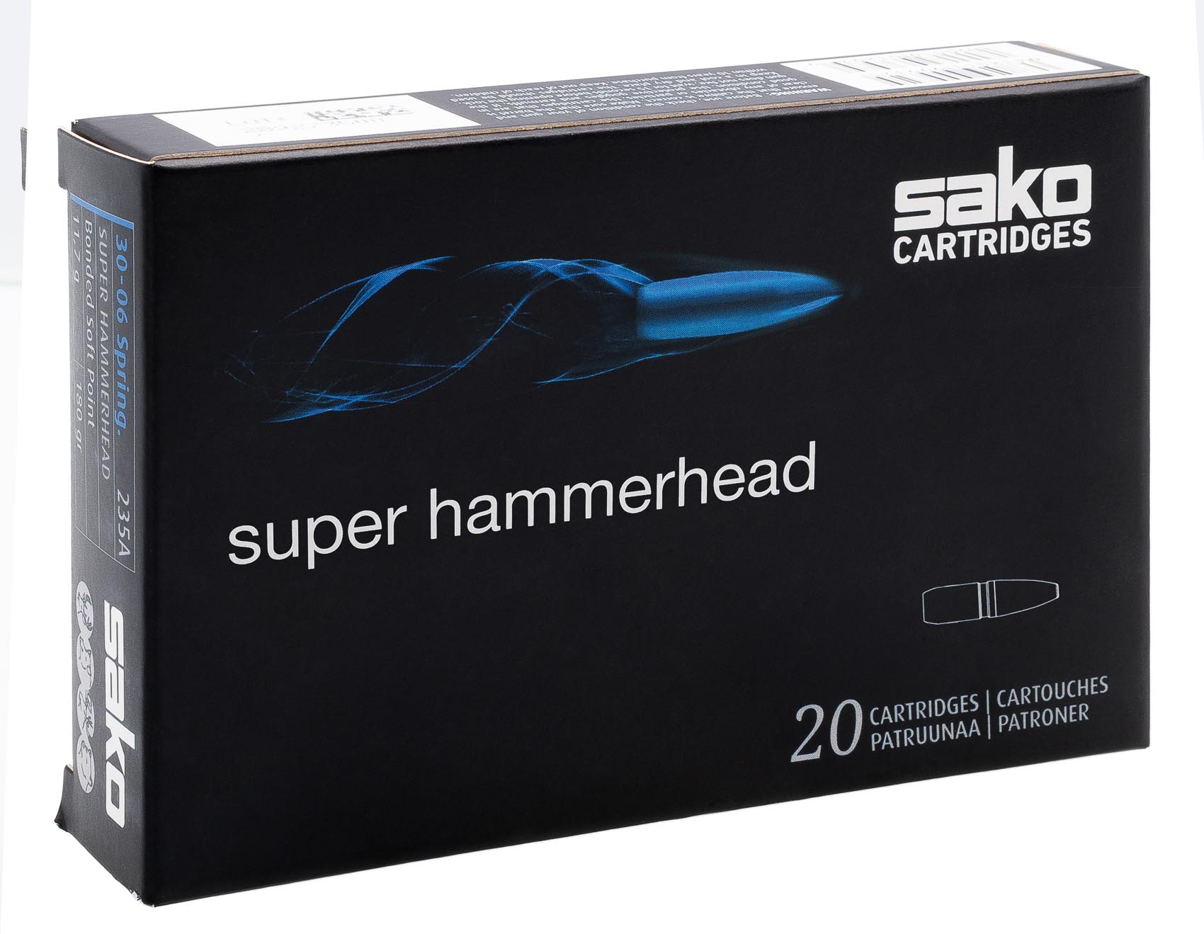 30-06 SPRG Sako 9,7g/150gr SP Super Hammerhead (20шт.)  | Оружейный магазин «Макарыч»