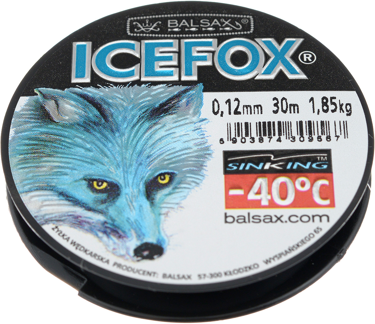 Леска BALSAX Ice Fox 30м 0,14 (2,35кг) | Оружейный магазин «Макарыч»