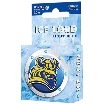 Леска зимняя Ice Lord Light Blue 0.14mm 30m AQUA | Оружейный магазин «Макарыч»