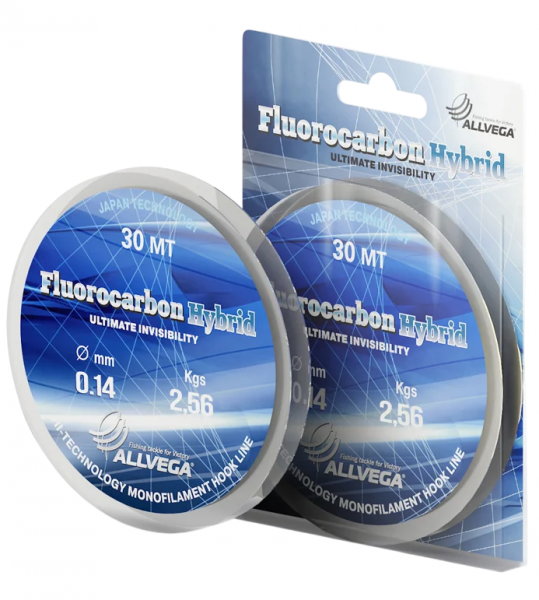 Леска FLUOROCARBON Hibrid 0.25мм 30м 7,31кг ALLVEGA | Оружейный магазин «Макарыч»