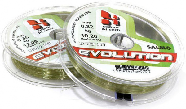 Леска моно Hi-Tech EVOLUTION 100м 0,32 Salmo | Оружейный магазин «Макарыч»