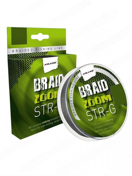 Леска BRAID ZOOM STR-G 0.12mm 8.6kg 100m | Оружейный магазин «Макарыч»