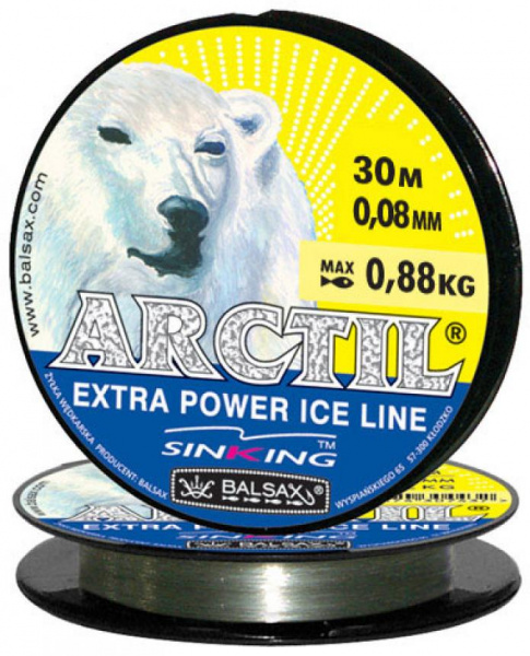 Леска BALSAX Arctil 30м 0,10 (1,35кг) | Оружейный магазин «Макарыч»