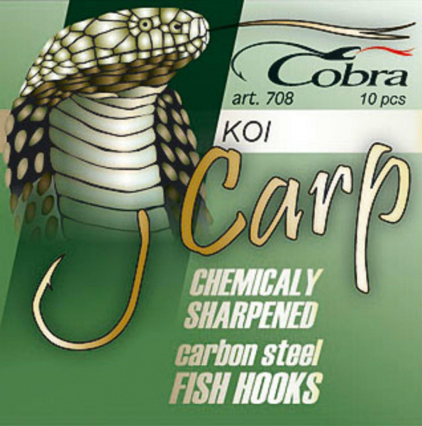 Крючки карбоновые Cobra 008 spring chinu  | Оружейный магазин «Макарыч»