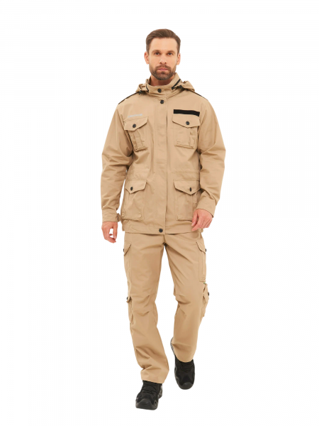 Костюм демисезонный Huntsman "Крафт",хлопок, хаки, р.56-58/182-188 | Оружейный магазин «Макарыч»
