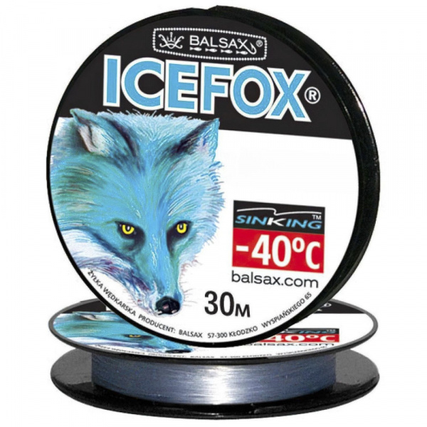 Леска BALSAX Ice Fox 30м 0,20 (4,8кг) | Оружейный магазин «Макарыч»