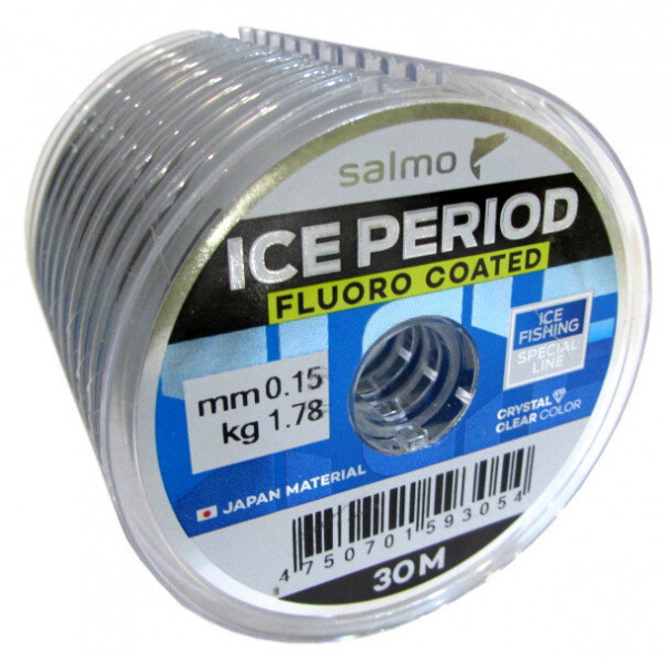 Леска моно зимняя Hi-Tech ICE PERIOD 30м 0,15 Salmo | Оружейный магазин «Макарыч»
