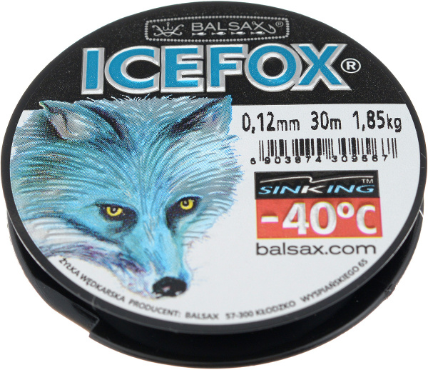 Леска BALSAX Ice Fox 30м 0,14 (2,35кг) | Оружейный магазин «Макарыч»