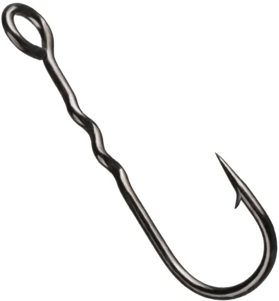 Крючок одинарный CF Round Bent Fixative Shank №6 10шт. | Оружейный магазин «Макарыч»