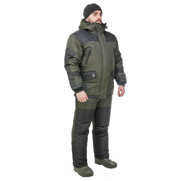 Костюм зимний Coldfront полукомбинезон,чернай олива р.52/176 Nisus | Оружейный магазин «Макарыч»